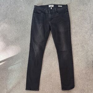 Frame Denim Women's Dark Gray Skinny Jeans